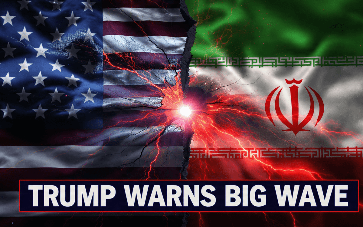 Donald Trump warns big wave in Iran conflict क्या सच में आएगी ‘बड़ी लहर’? ईरान को लेकर ट्रंप का सख्त संकेत 1 Donald Trump warns big wave
